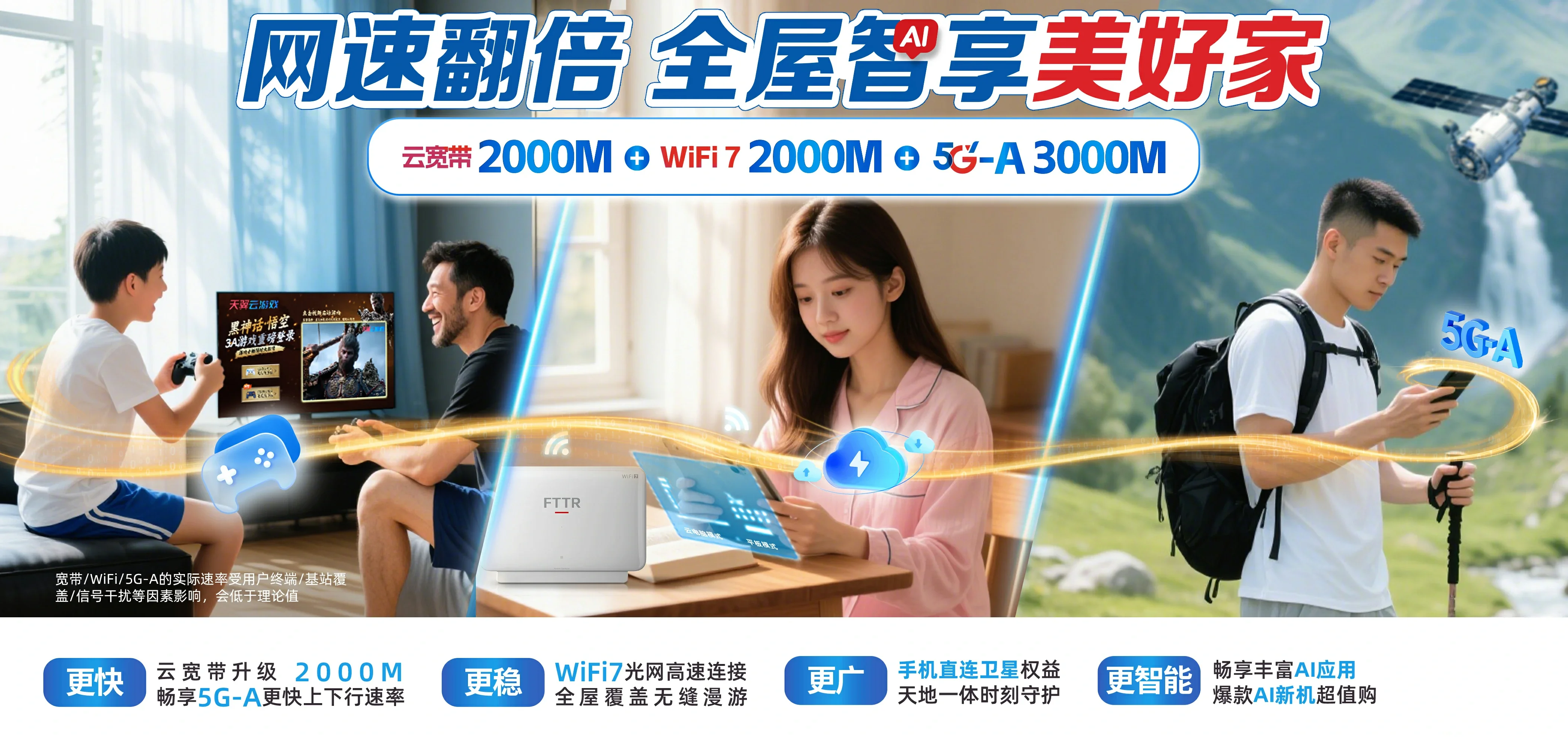 中国电信 吴堡县电信宽带 宽带套餐